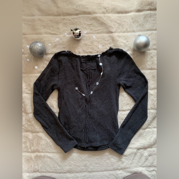 Free People crossover long sleeve shirt - Picture 2 of 2